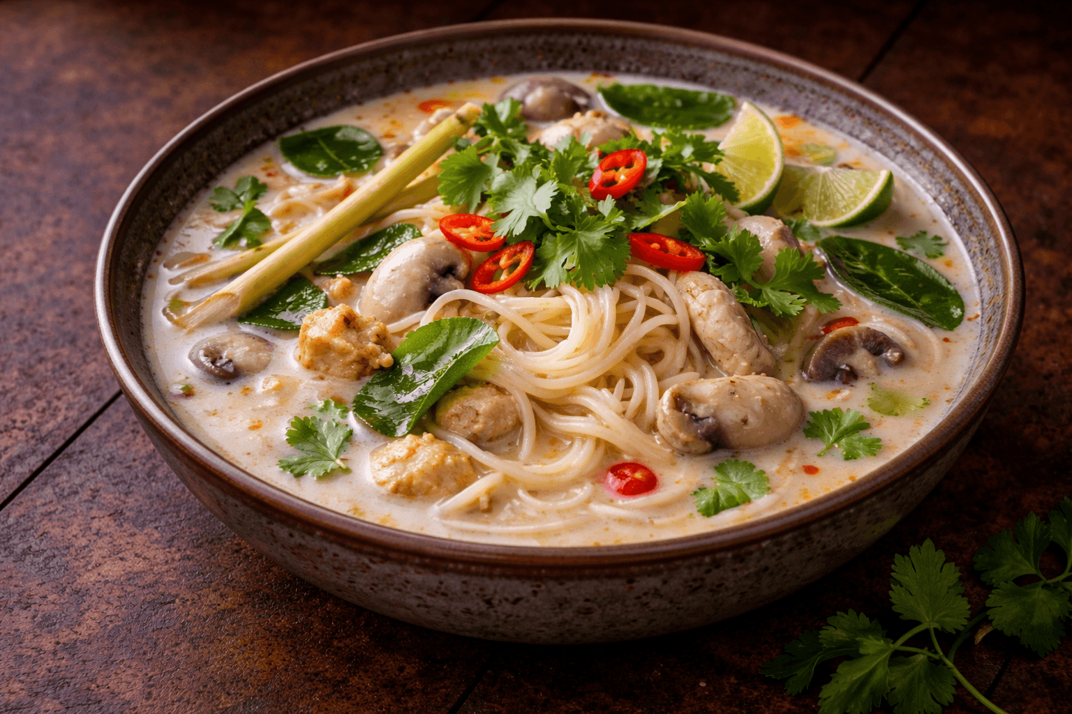 Tom Kha Noodle Soup